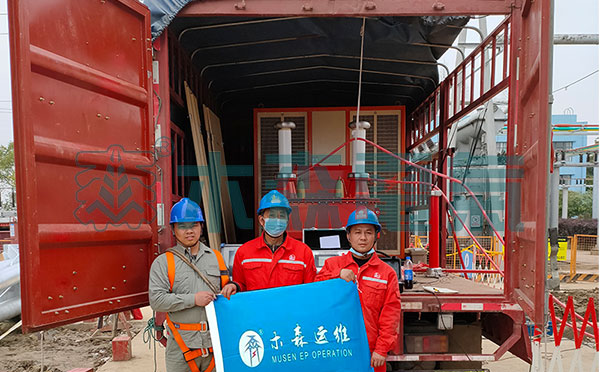 湖北110kV主變感應耐壓帶局放測量試驗